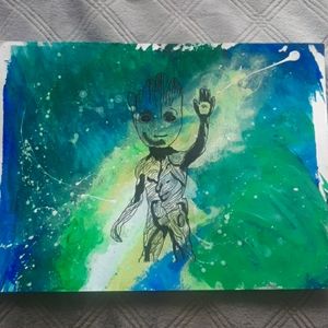 Painting of Groot